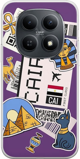 Калъф Ticket To Cairo Xiaomi Poco M8 5g Гъвкав TPU Прозрачен Силикон