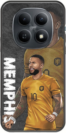 Калъф Football Stars Memphis Depay Netherlands Xiaomi Poco M8 5g Черен TPU Силикон