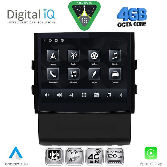 Digital IQ Car Audio System for Porsche Macan 2014-2016 Bluetooth USB WiFi GPS Apple CarPlay Android Auto with 8.4" Touch Screen