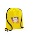 Koupakoupa Gta Vi KP_34610 Gym Bag Bb Yellow Yellow Gym Backpack