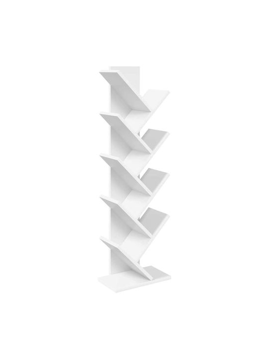 White Bookcase 30x18x100cm