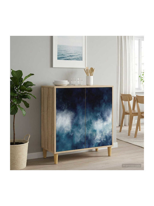 Sideboard Raalte Wooden Sonoma 69x33x75cm