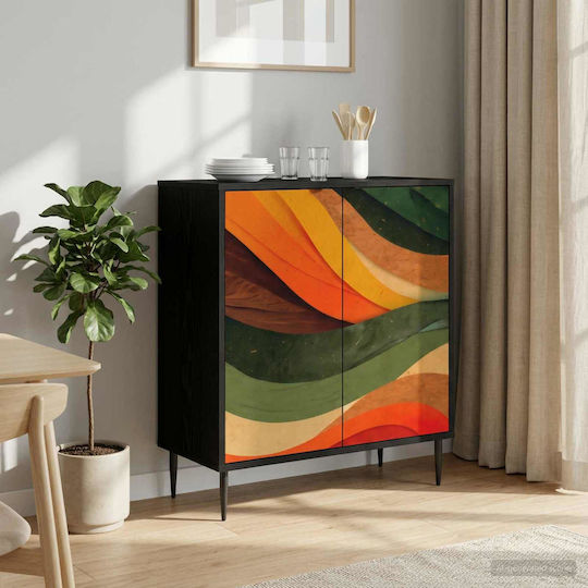 Буфет Bonn Дървен Черен Дъб 69x33x76cm