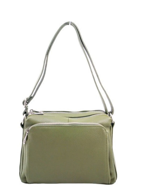 Mybag Leder Damenhandtasche Crossbody Grüne