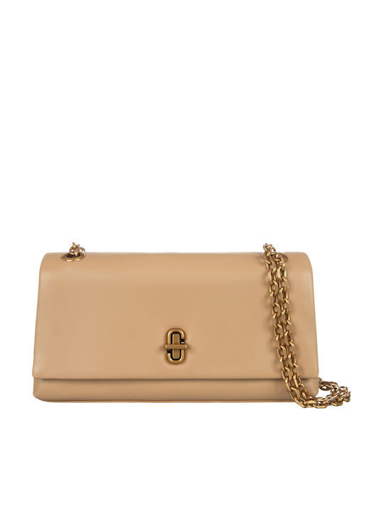 Leather Women's Handbag Beige