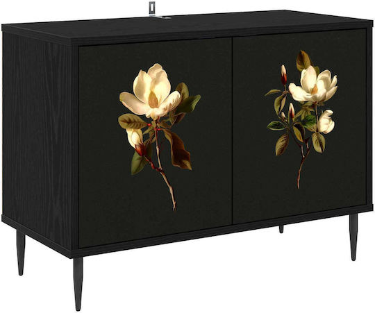 TV-Ständer Bremen Schwarz Dürre M69xP33xH50.5cm