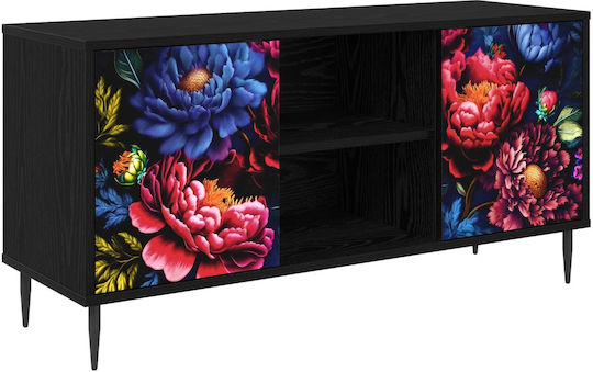 TV Stand Kiel Black Oak 102x33x51cm
