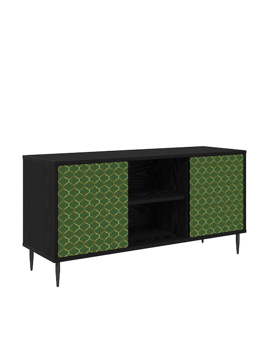 TV-Ständer Geleen Schwarze Eiche M102xP33xH51cm