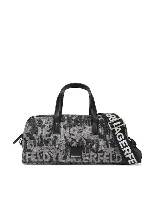 Karl Lagerfeld Box Logo Γυναικεία Τσάντα Υφασμάτινη