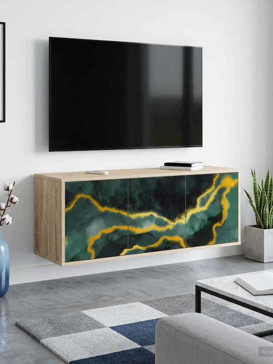 TV-Ständer Wijhe Eiche M102xP33xH40cm