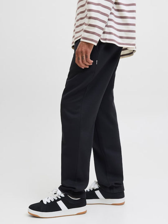 Pantaloni Chino în Croială Relaxed Negru