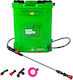 Pulverizator cu Presiune cu Baterie cu Capacitate de 16 l 5.5 bar în Culoare Gri