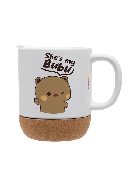 Koupakoupa She's My Bubu Ceramic Mug With Lid 3...