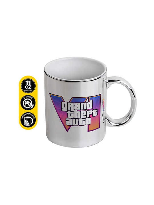 Koupakoupa GTA VI Ceramic Mug Silver 330ml