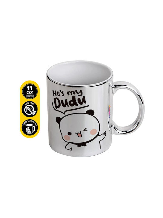 Koupakoupa He's My Dudu Ceramic Mug Silver 330ml