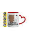 Koupakoupa Bubu & Dudu Better Together Keramik Tasse Rote 330ml