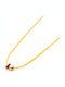 Irmelia Necklace From Gold Plated Silver Orange