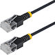 StarTech Cablu De Rețea Ethernet U/UTP Cat.6a (Gigabit) 1.5m Negru