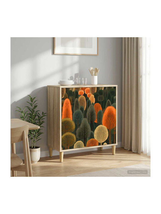 Sideboard Zaandam Wooden Sonoma 69x33x75cm