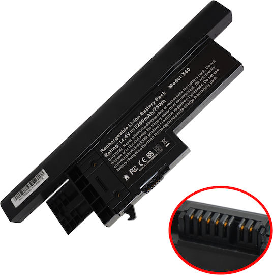 14.4v Съвместима Батерия за Lenovo ThinkPad Lenovo Thinkpad X60 X60s X60t X61 X61s с 5200mAh