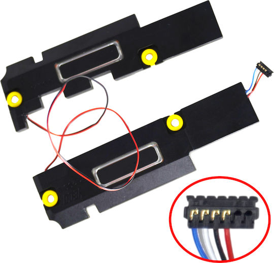 Speaker Set Speakers Pair Laptop Asus Vivobook Go 14 Flip Tp1400ka Tp1401ka Tp1400ka-bz155w J1400ka J1401ka 04072-04400000 Speakers Left+Right Code 1-spkr444