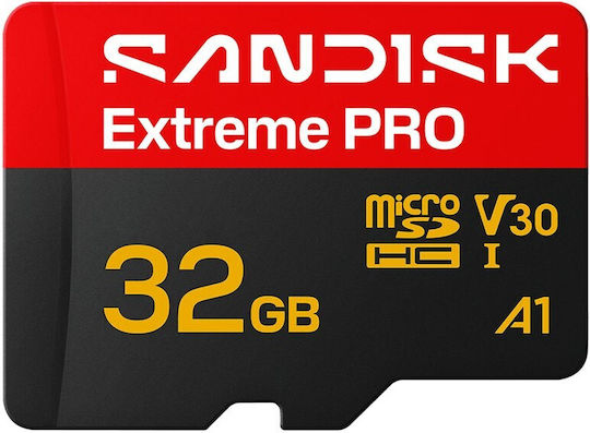 Sandisk Extreme Pro microSDHC 32GB U3 V30 A1 UHS-I 100MB/s
