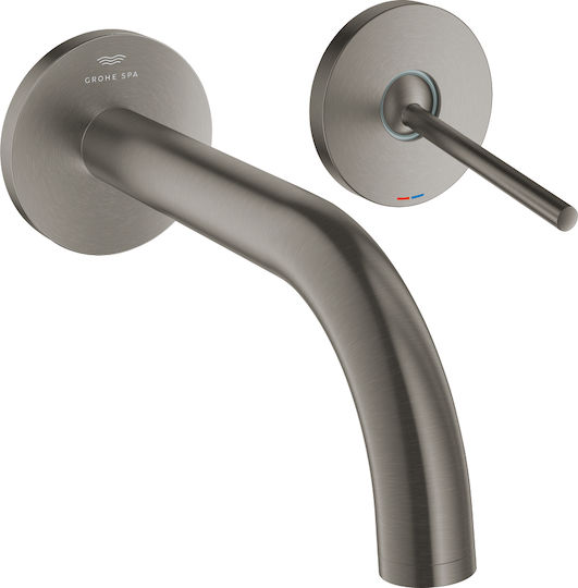 Grohe Atrio Μίκτης Μπαταρίας Εντοιχισμού για Νιπτήρα Γκρι