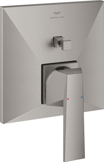 Grohe Allure Μίκτης Μπαταρίας Εντοιχισμού για Μπανιέρα Ασημί