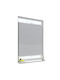 Woltu Jaluzea De Aluminiu Gri Lățime 75xÎnălțime 220cm