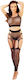 In Mood Sexy Dessous-Set 2 Stücke Crop Top & Crotchless Bodystocking S L