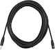 Tune Καλώδιο Ήχου 3.5mm male - 3.5mm female Μαύρο 6m P62TU031