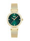 Boss Women's Battery Watch with Gold Metal Bracelet