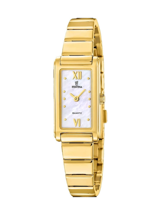 Festina Women's Watch 17mm Battery with Gold St...
