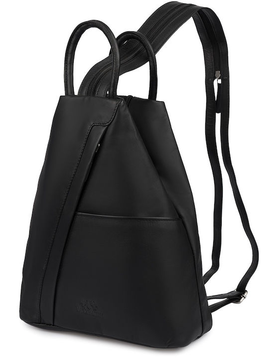 Turquoise Leather Women's Backpack