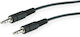 Roline 3,5mm Klinkenkabel 3,5mm Stecker - 3,5mm Stecker Schwarz 5m 11.09.4505-20