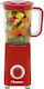 Bestron Blender cu Cană Din Plastic 600 ml 300W Roșu AB511R