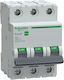 Schneider Electric Τριπολικός Διακόπτης Ράγας 32A