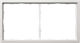 Switch Frame Double Horizontal Or Vertical Placement White Matte Lineme Gena 50-00622-31