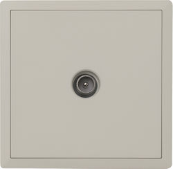 Контакт TV Въздушен Абсорбция Разпределение 10db Светлосив Lineme Gena 50-00642-32 Контакт TV Въздушен Абсорбция Разпределение 10db Светлосив Lineme Gena 50-00642-32