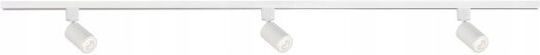 Kanlux Triple Spot with GU10 Lamp Adapter in White Colour