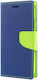 Fancy Wallet Din Silicon Albastru Galaxy A30s