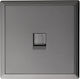 Lineme Single Telephone Socket in Grey Colour 50-00615-19