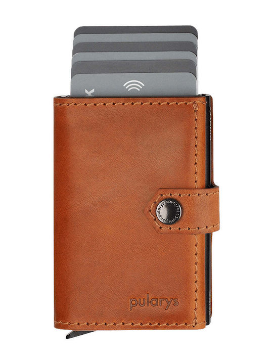 Pularys Hiker Δερμάτινο Ανδρικό Πορτοφόλι με RFID