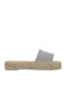 La Havana Women's Flat Silver Sandals
