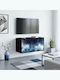 Raalte TV Stand Black Oak 69x33x40 cm