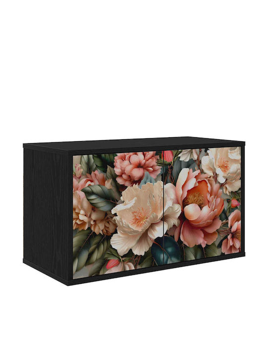 TV-Ständer Borne Schwarz Drossel M69xT33xH40cm