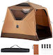 Vivatechnix Cort Camping Pop Up Pentru Automobil Depozitare Maro Pentru 6 Persoane 330x213x204cm