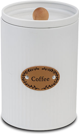 Nava Nava Coffee Jar with Airtight Lid Metallic Brown 11cm