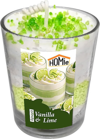 HOMie Aromatic Candle in Jar with Vanilla Perfume 180gr 12pcs