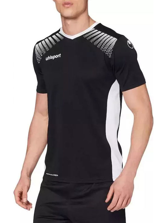 Uhlsport Men's T-shirt Goal 580829-A3534 V-Neck Black
